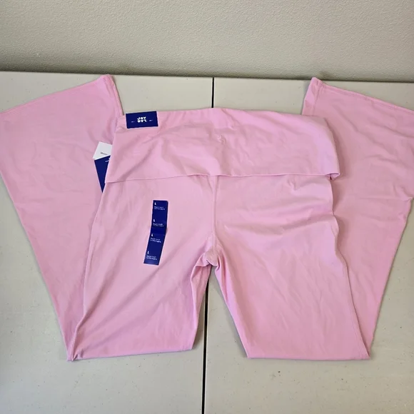 NWT JoyLab Low-Rise Flare Leggings Pink Large - Picture 10 of 16